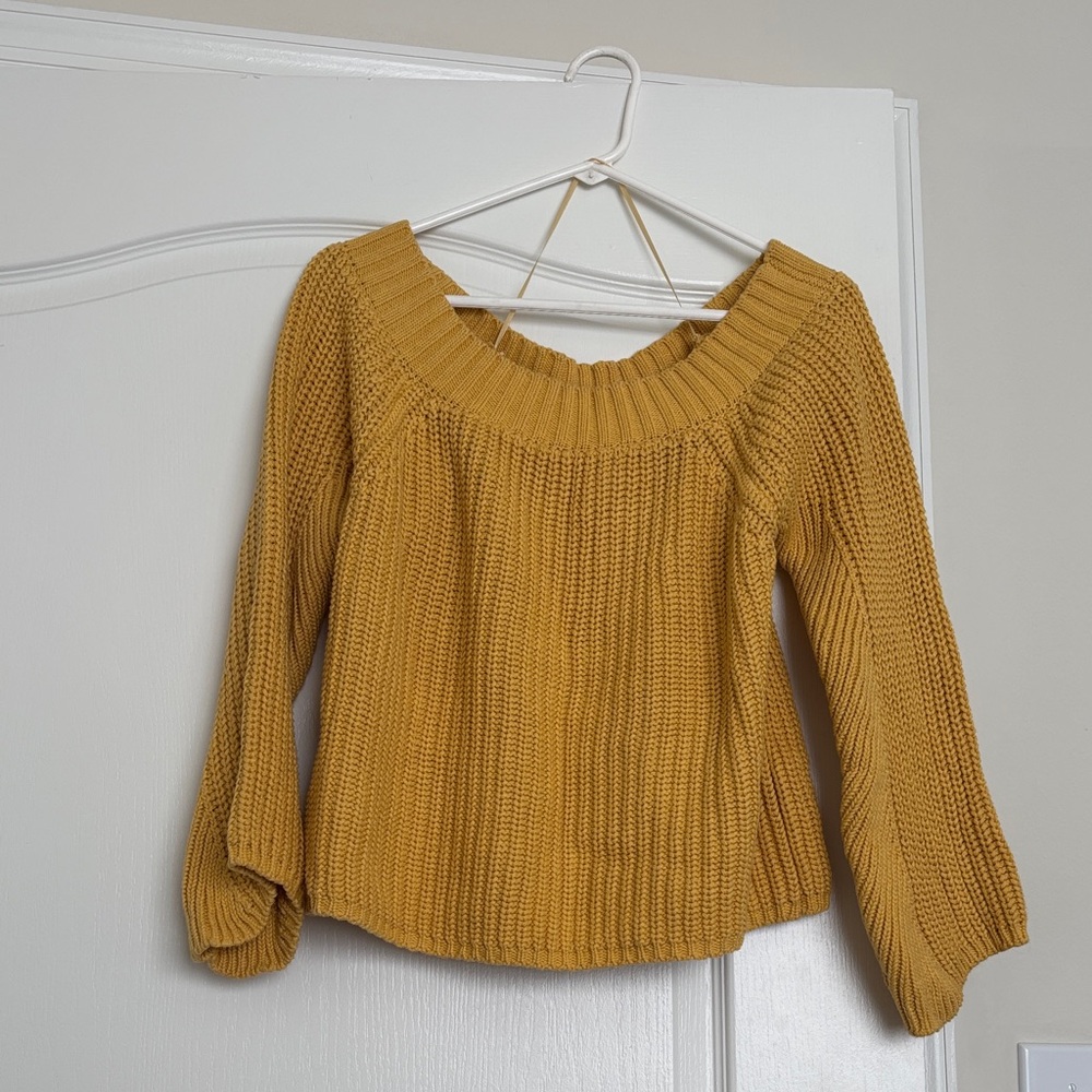 Workshop Republic Clothing Mustard Crew Neck Sweater